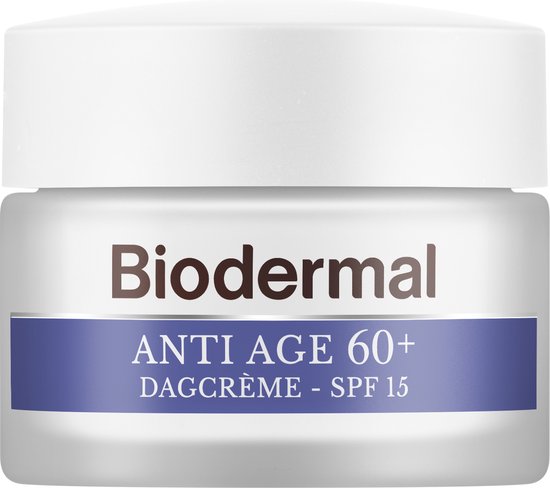 Biodermal Anti Age dagcreme 60+ met hyaluronzuur en ceramide en SPF15
