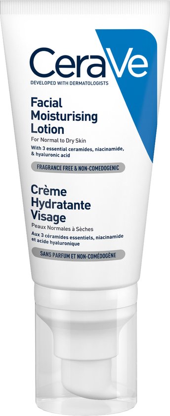 CeraVe hydraterende gezichtscreme met niacinamide en ceramiden