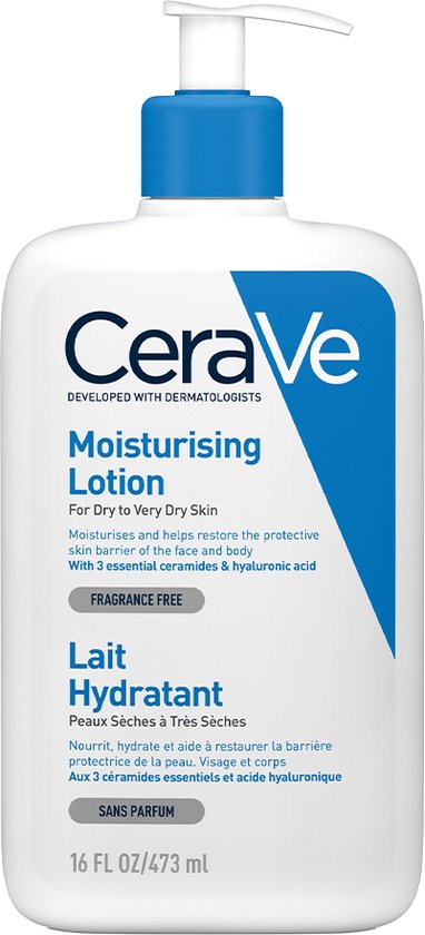 CeraVe Moisturizing Lotion in gebruik