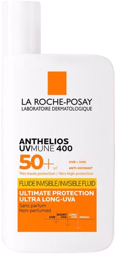 La Roche-Posay Anthelios UVMUNE 400 onzichtbare zonnebrand fluide SPF50+