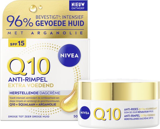 NIVEA Q10 Power anti-rimpel dagcreme voor de droge huid met SPF15