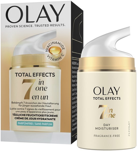 Olay Total Effects 7-in-1 parfumvrije dagcreme voor de oudere huid